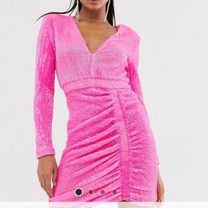 ASOS Pink Sequin Dress